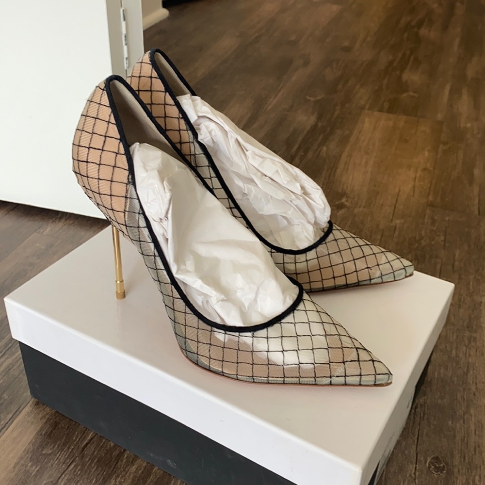 Never worn Kurt Geiger Mesh Pump Heels